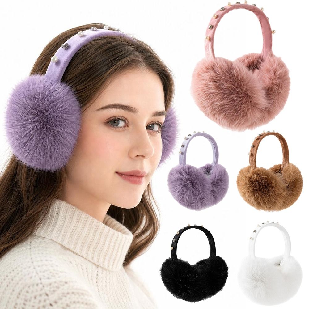 Earmuffs Foldable - Yeni Suni Kürk Kulaklık Yumuşak Katlanabilir