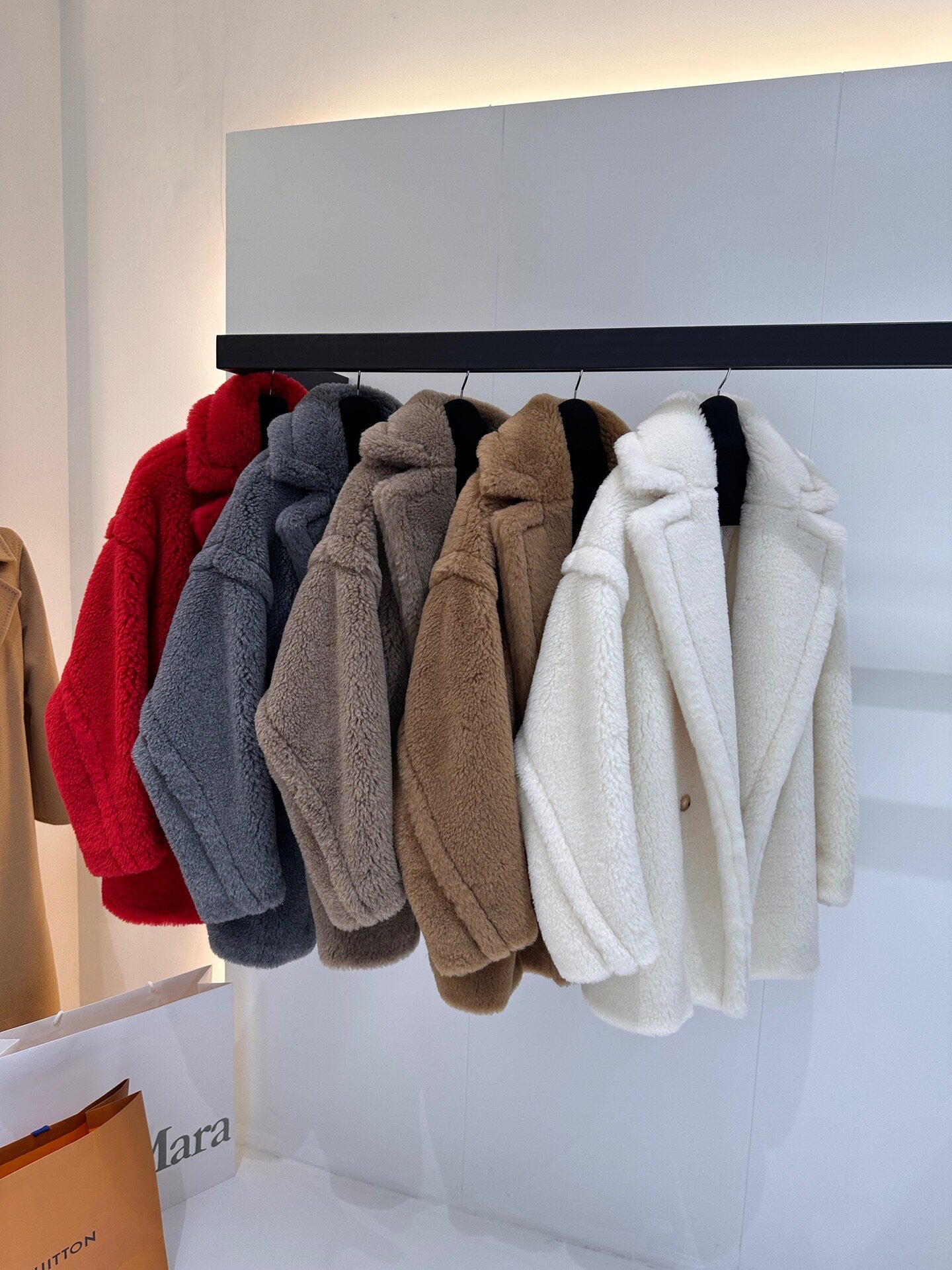 Wool Coat Peacoat - Max Kısa Teddy Bear Kaban %62