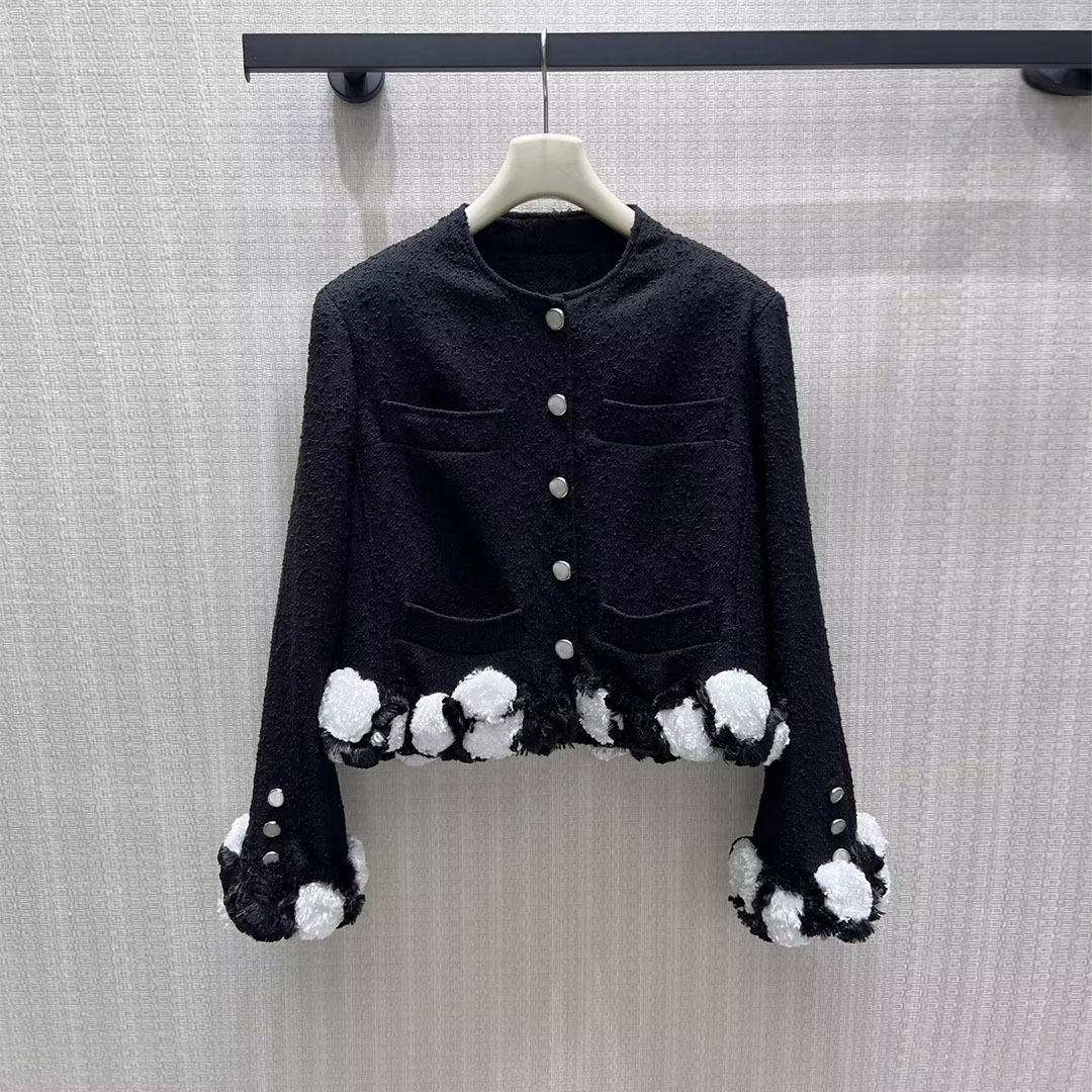 Wool Coat Peacoat - 2026 Yeni Moda Sonbahar Kış Siyah