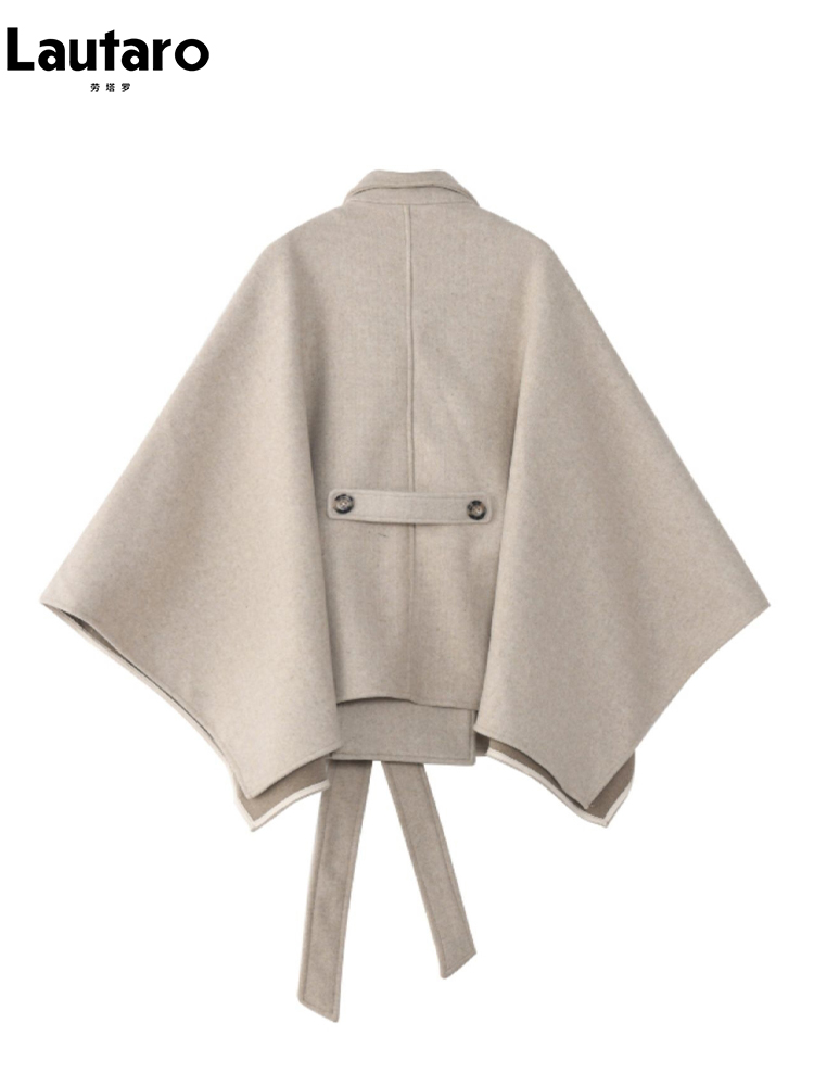 Lautaro sonbahar kış gevşek ka - Wool Coat Peacoat incelemesi ve fiyatı