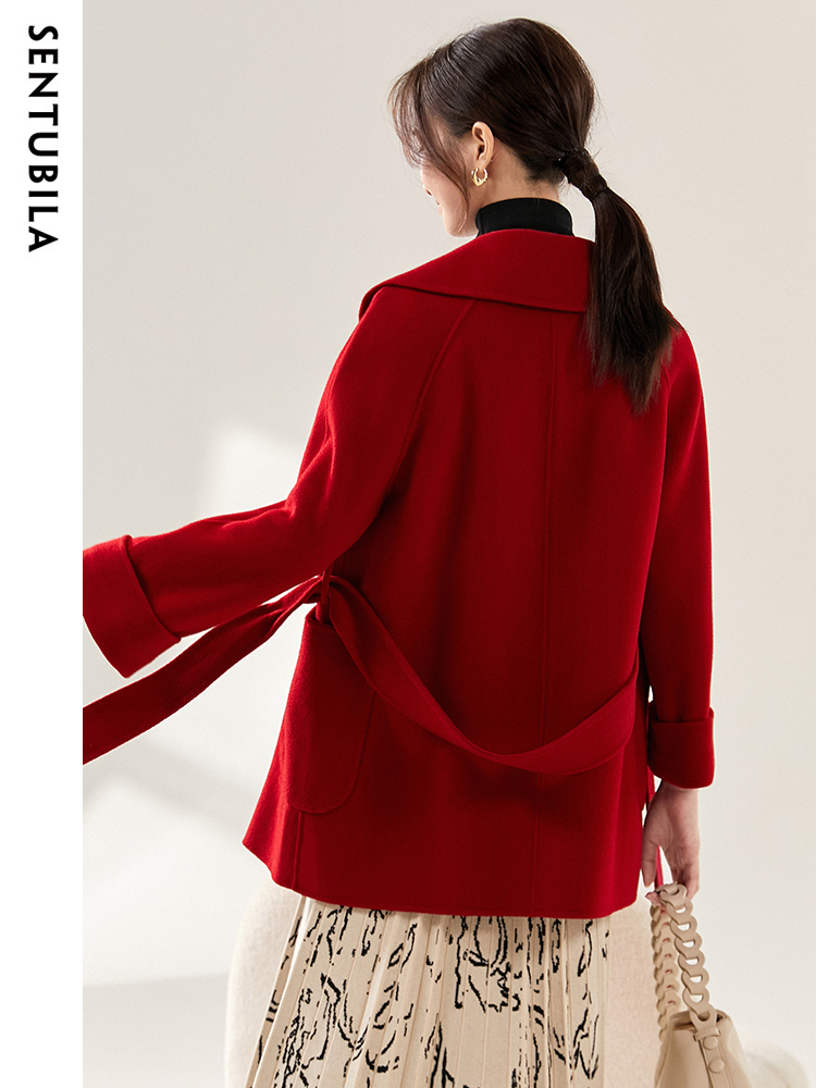 SENTUBILA Kadın Kış Yün Paltol - Wool Coat Peacoat incelemesi ve fiyatı