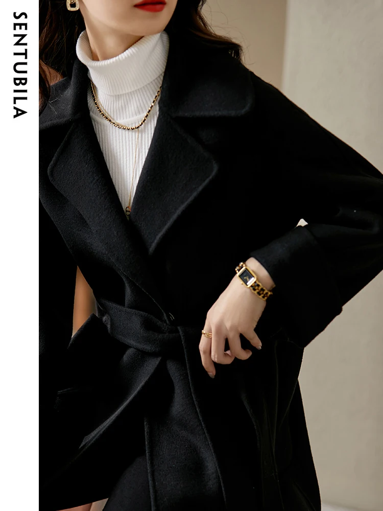 SENTUBILA Kadın Kış Yün Paltol - Wool Coat Peacoat incelemesi ve fiyatı