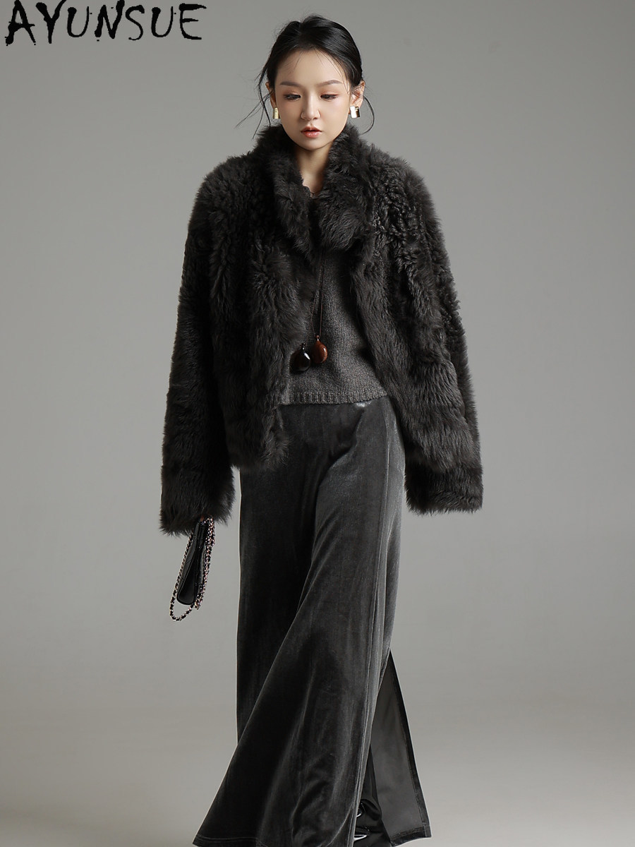 AYUNSUE Doğal Toskana Koyun De - Wool Coat Peacoat incelemesi ve fiyatı