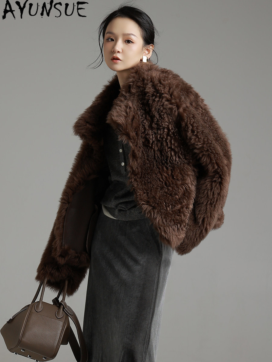AYUNSUE Doğal Toskana Koyun De - Wool Coat Peacoat incelemesi ve fiyatı