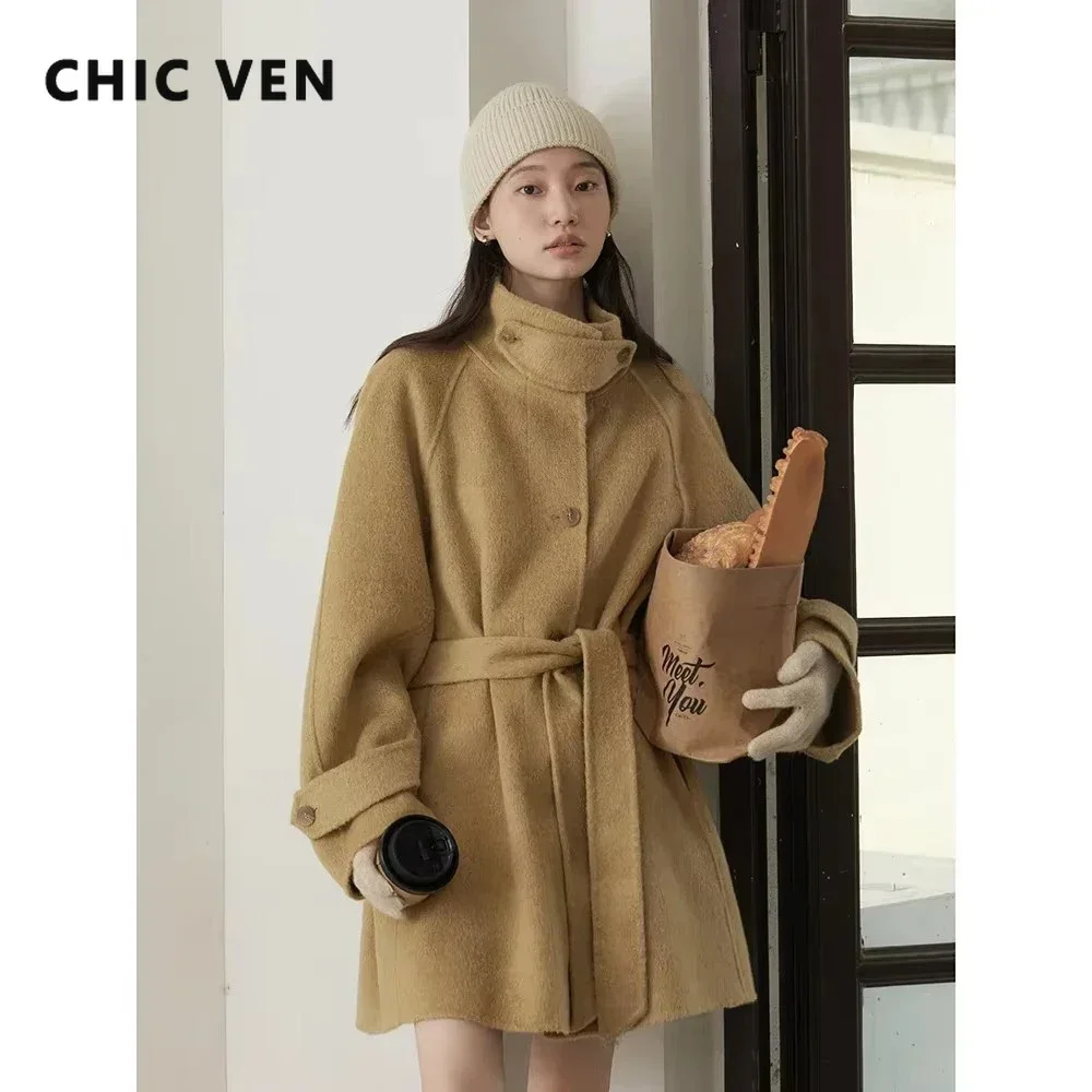 CHIC VEN Kore Kadın Yün Ceket  - Wool Coat Peacoat incelemesi ve fiyatı