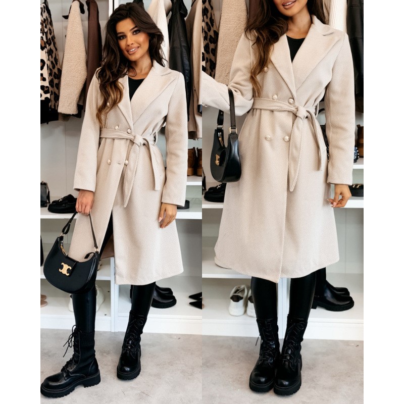 Kadın Yün Ceket Sonbahar Kış V - Wool Coat Peacoat incelemesi ve fiyatı