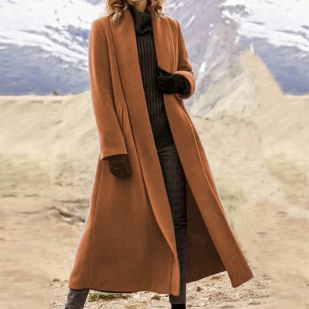 Büyük Beden Ekstra Uzun Yün Ce - Wool Coat Peacoat incelemesi ve fiyatı