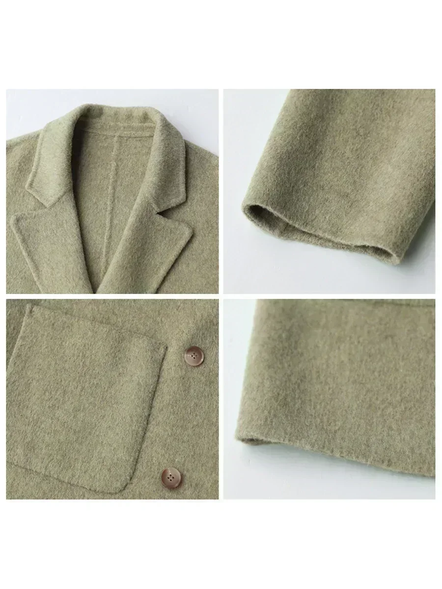 CHIC VEN kadın Yün Palto Gevşe - Wool Coat Peacoat incelemesi ve fiyatı